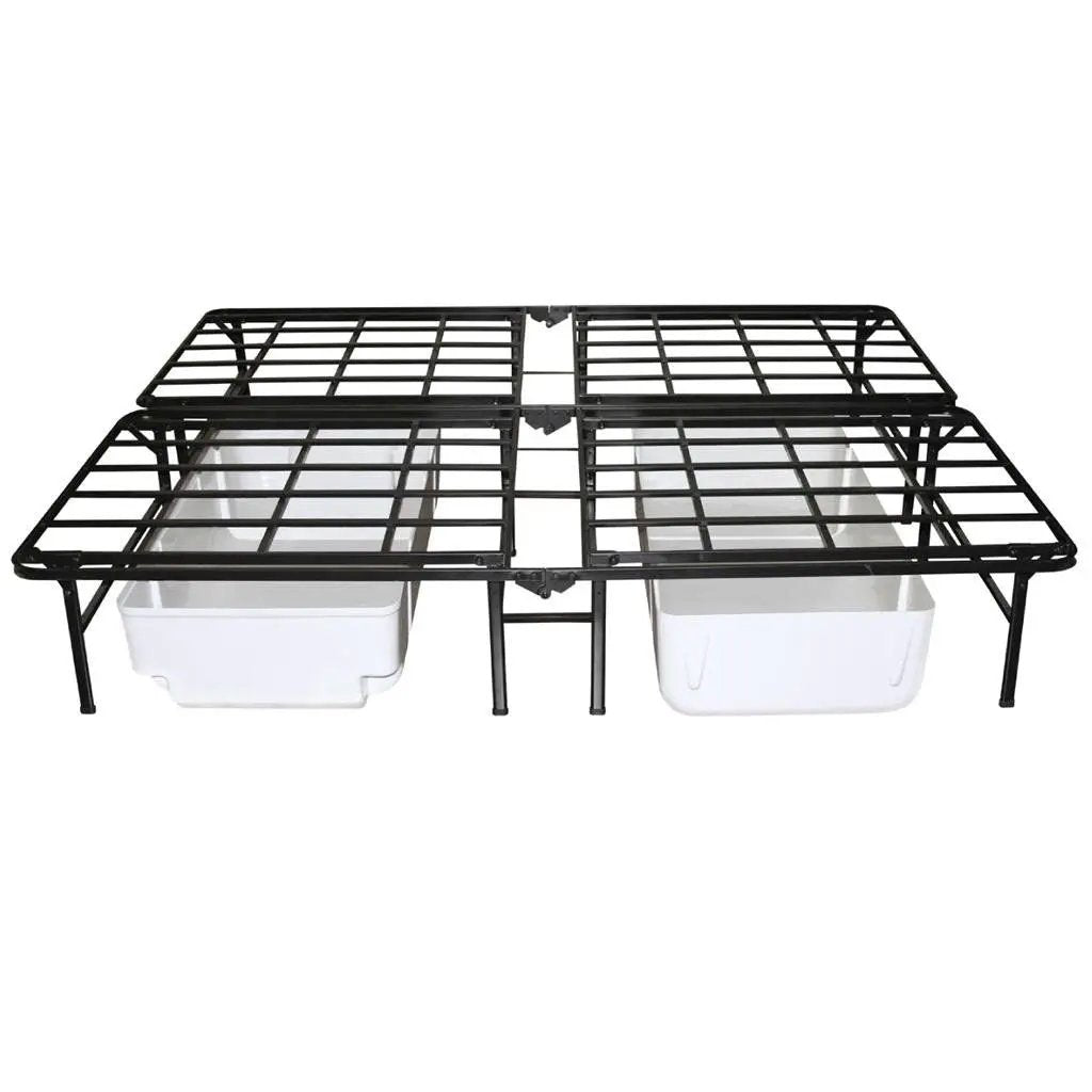 Queen size Heavy Duty Metal Platform Bed Frame - Supports up to 4,400 lbs by HomePacific