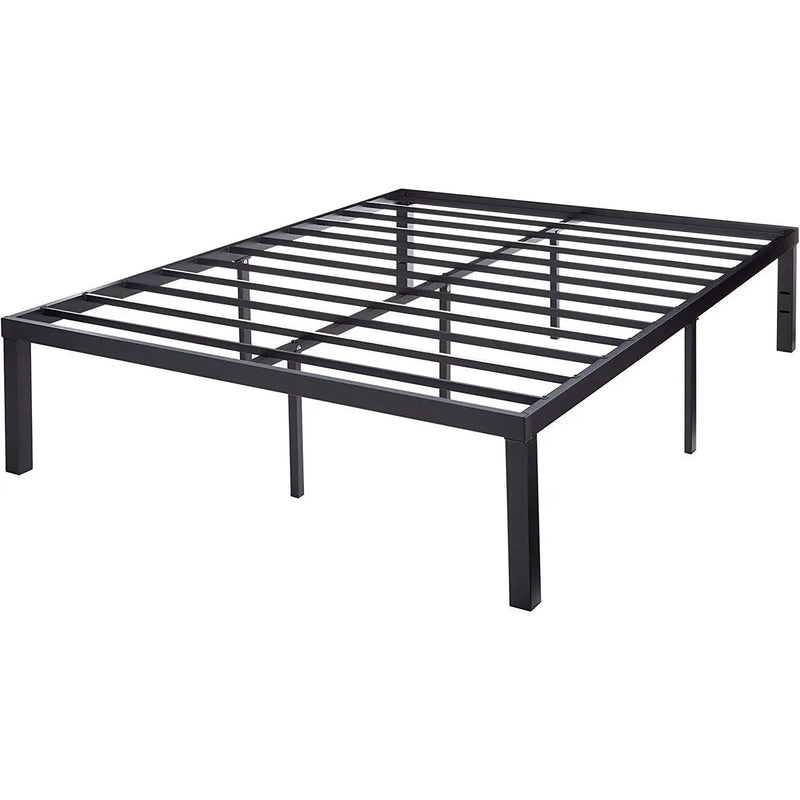 Queen size Modern 16-inch Heavy Steel Metal Platform Bed Frame by HomePacific