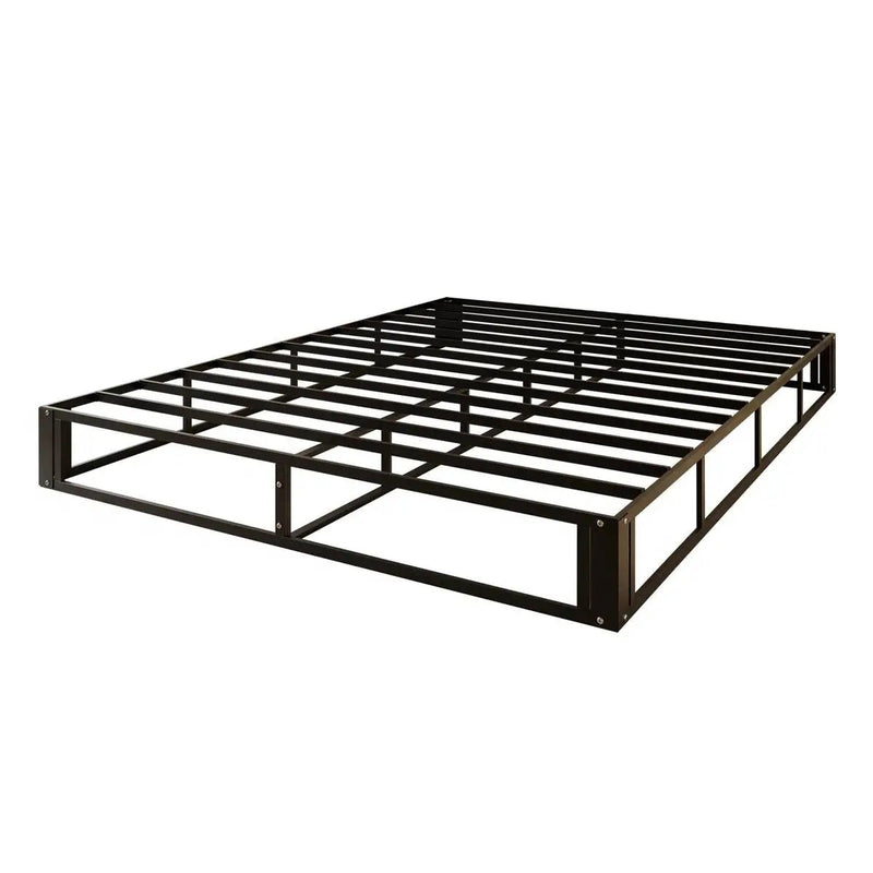 Queen size 7.8-inch Metal Frame Box-Spring Foundation for Mattress with Cover by HomePacific