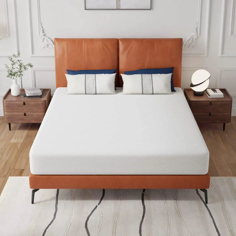 Queen size 8-inch Thick Medium Firm Cool Gel Memory Foam Mattress by HomePacific