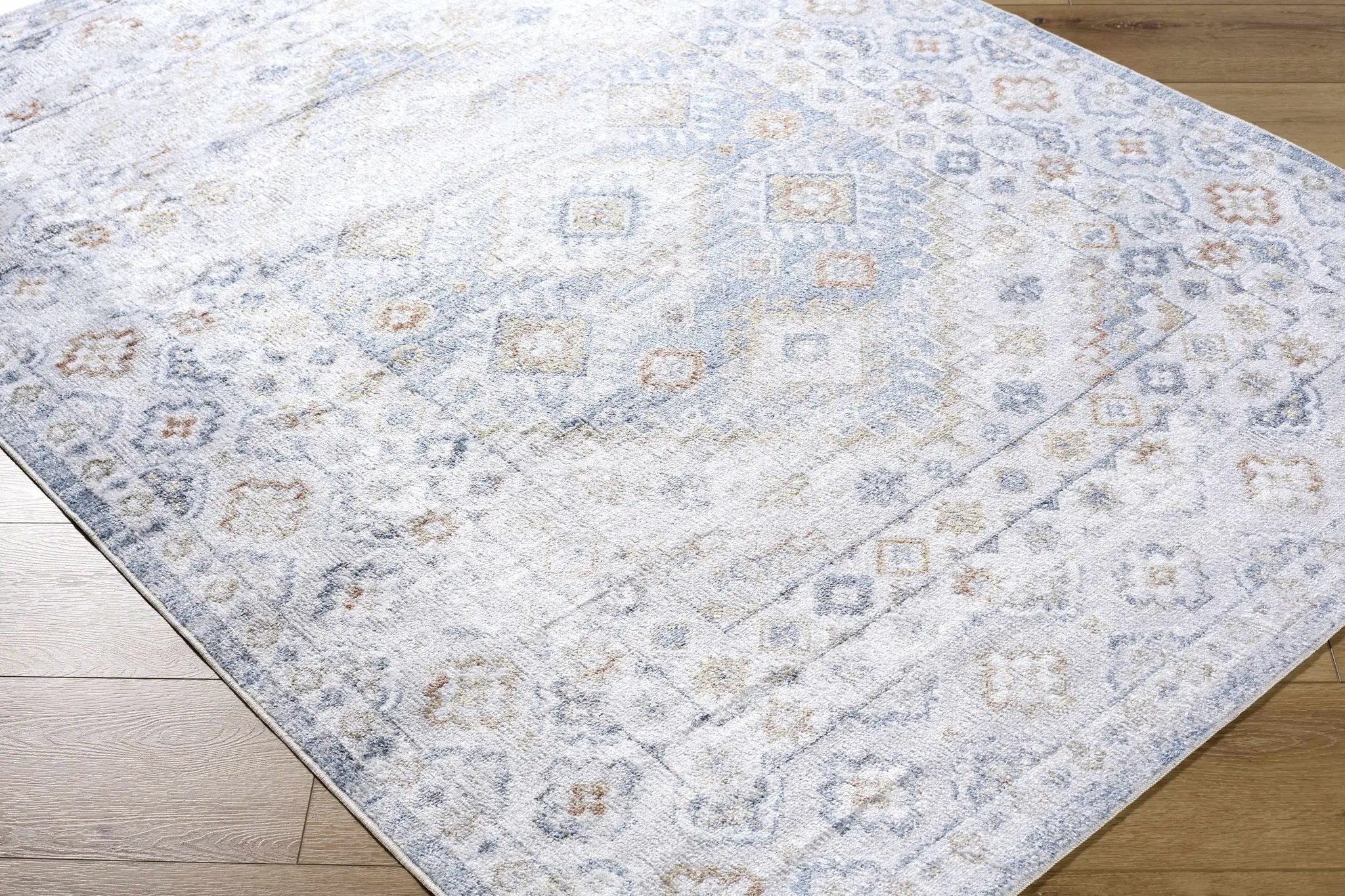Agaton Blue Washable Area Rug by Boutique Rugs
