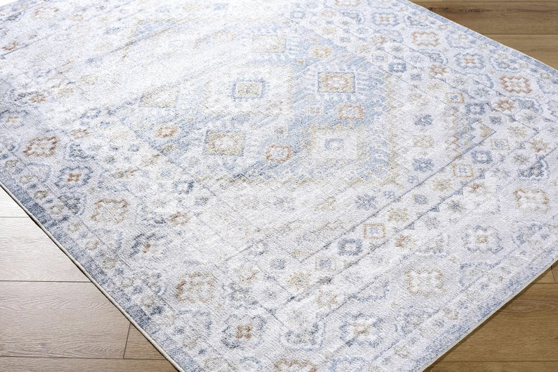 Agaton Blue Washable Area Rug by Boutique Rugs