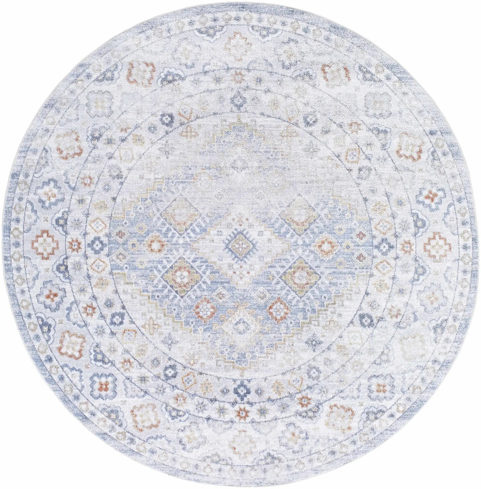 Agaton Blue Washable Area Rug by Boutique Rugs