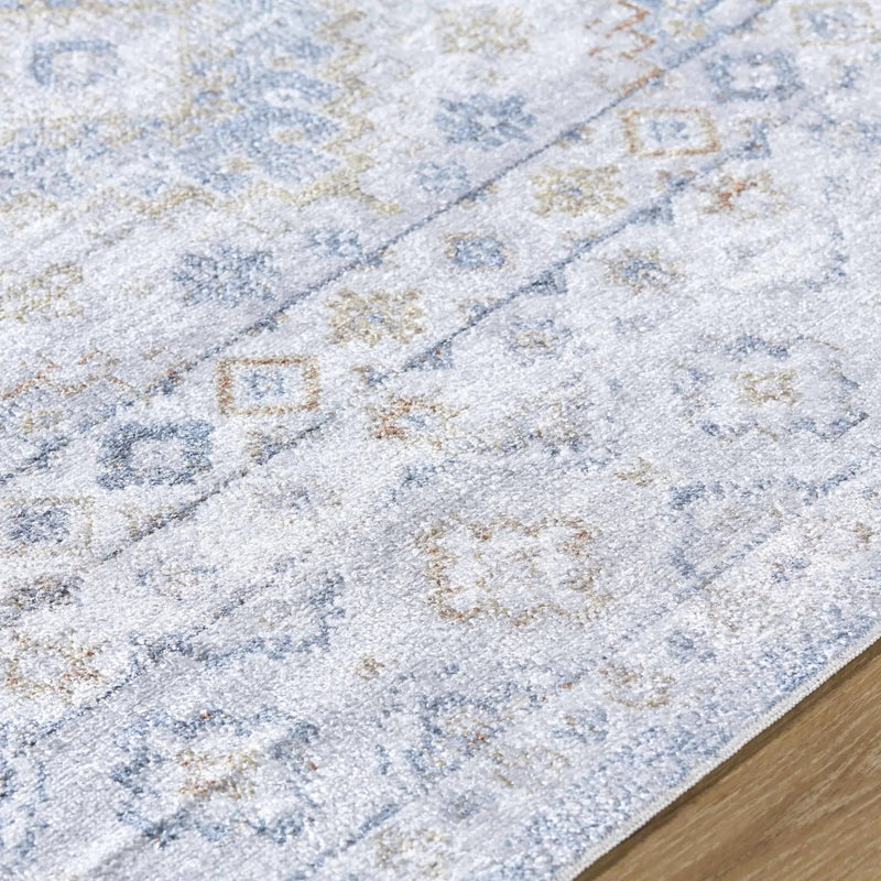 Agaton Blue Washable Area Rug by Boutique Rugs