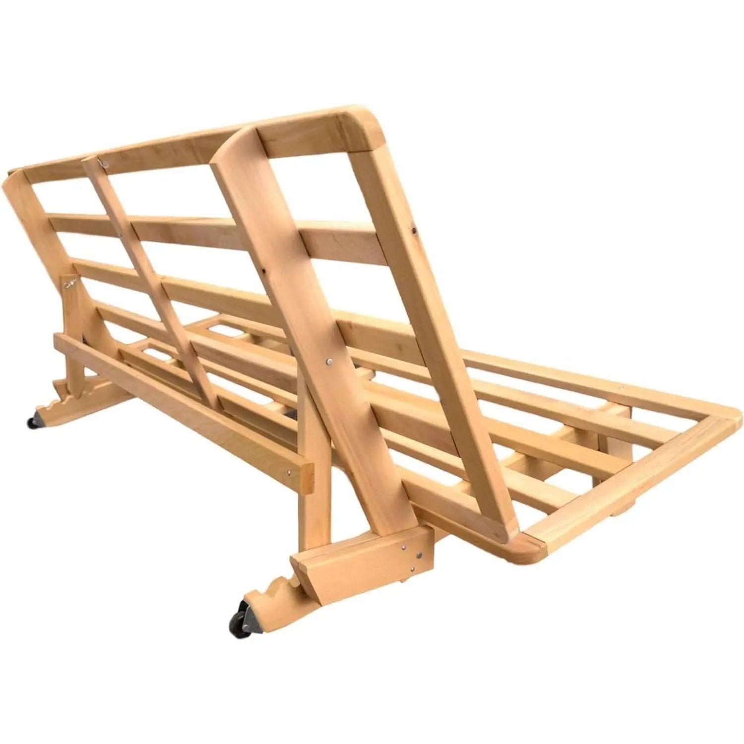 Queen size Solid Wood Futon Sofa Bed Frame - Made in the USA by HomePacific