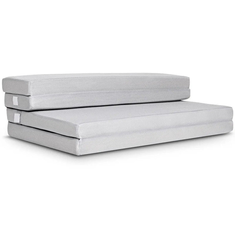 Queen size 4-inch Thick Folding Guest Bed Mattress by HomePacific