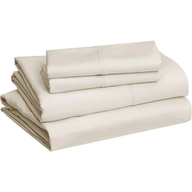 Queen Ivory 100-Percent Egyptian Cotton 1000 Thread Count 4-Piece Sheet Set by HomePacific