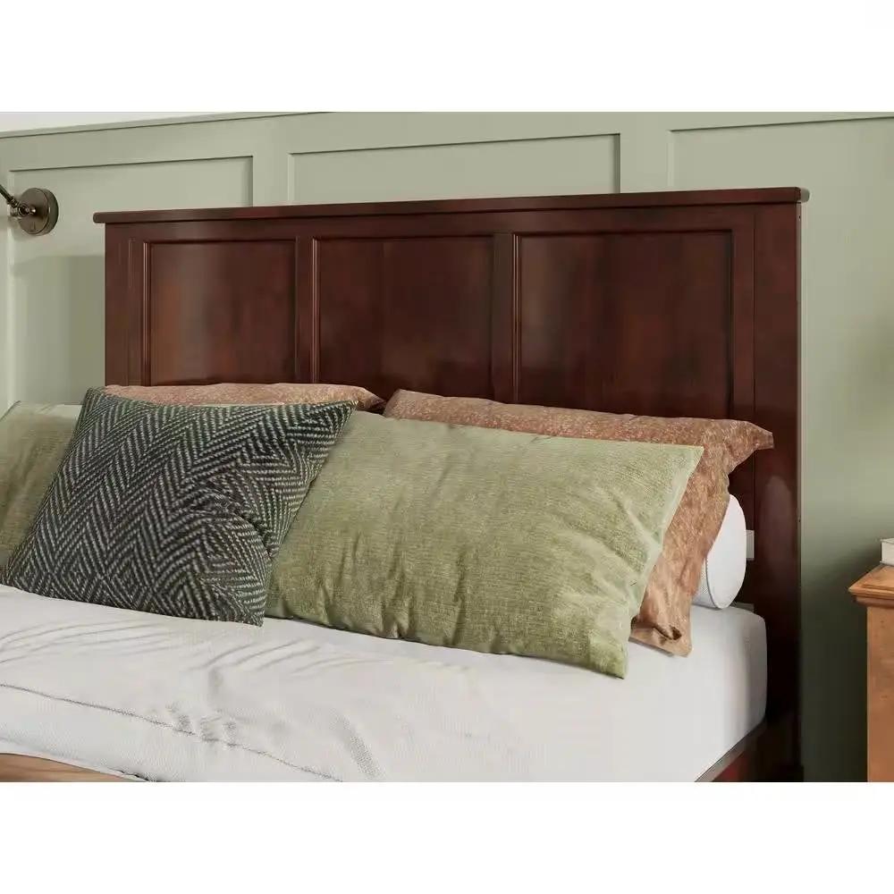 Queen size Traditional Style Headboard in Walnut Wood Finish by HomePacific