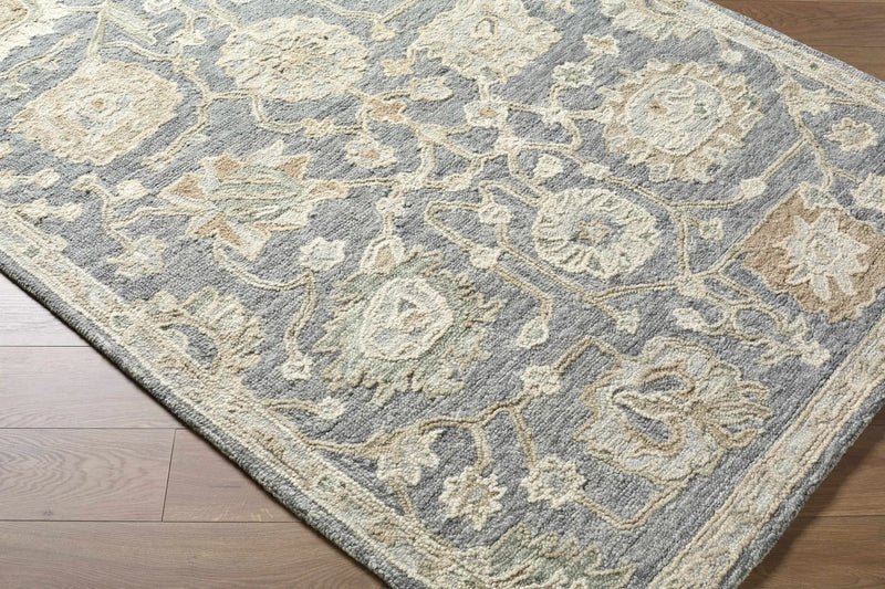 Auryon Hand Tufted Oushak Wool Area Rug by Boutique Rugs