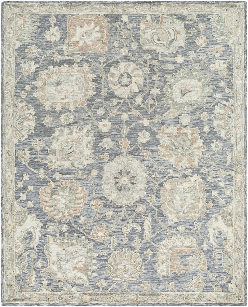 Auryon Hand Tufted Oushak Wool Area Rug by Boutique Rugs