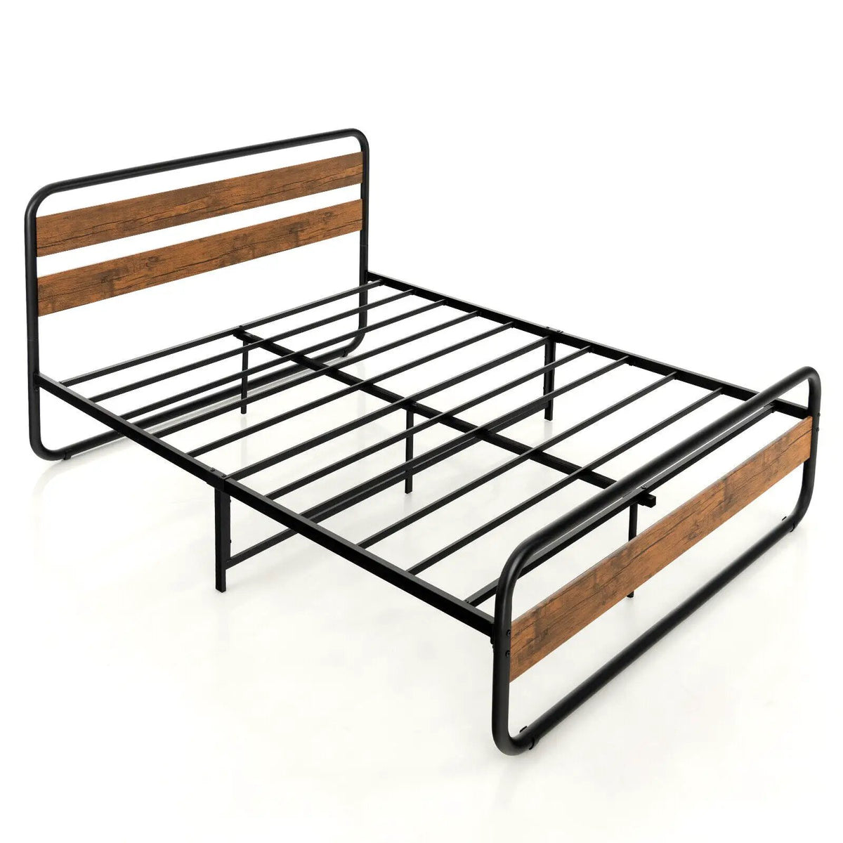 Arc Platform Bed with Headboard and Footboard-Full Size, photo 9 of 9