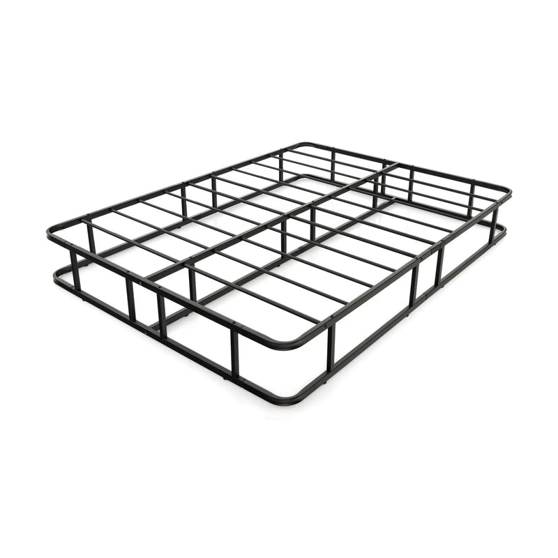 Queen Size Bed Frame with Metal Slat Support by DirectDeals