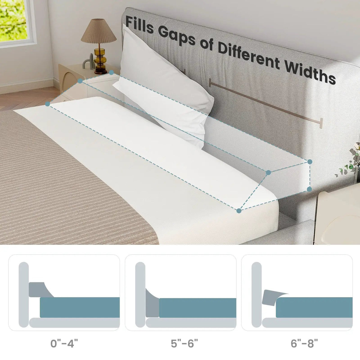 Bed Wedge Pillow with Storage Bag, photo 7 of 11