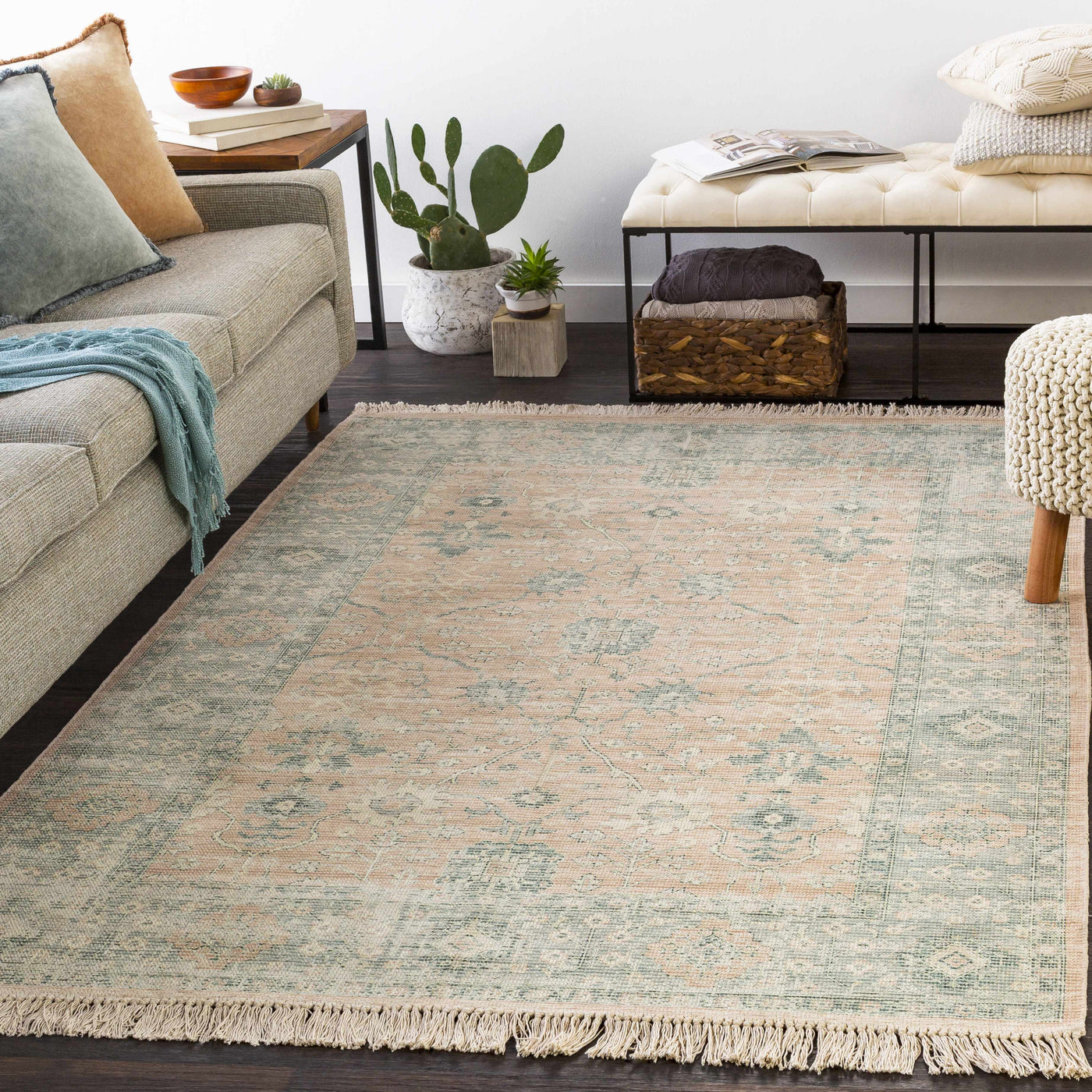 Robins Handmade Cotton-blend Rug by Boutique Rugs