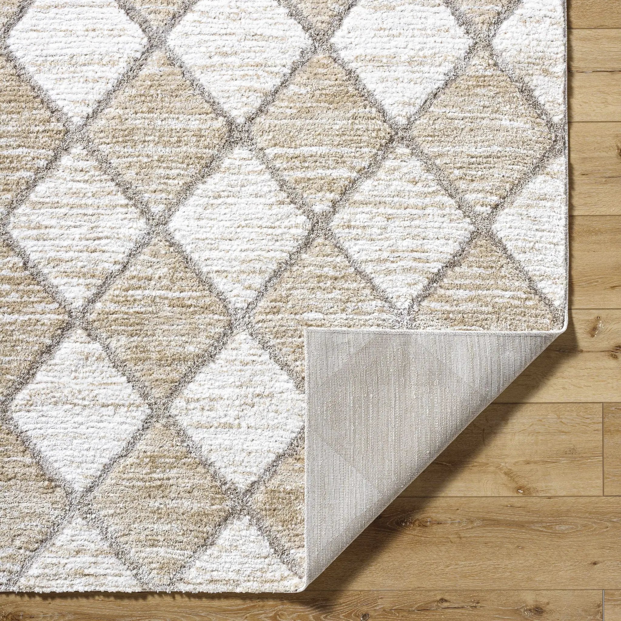Aideen Cream Shag Area Rug - Clearance by Boutique Rugs