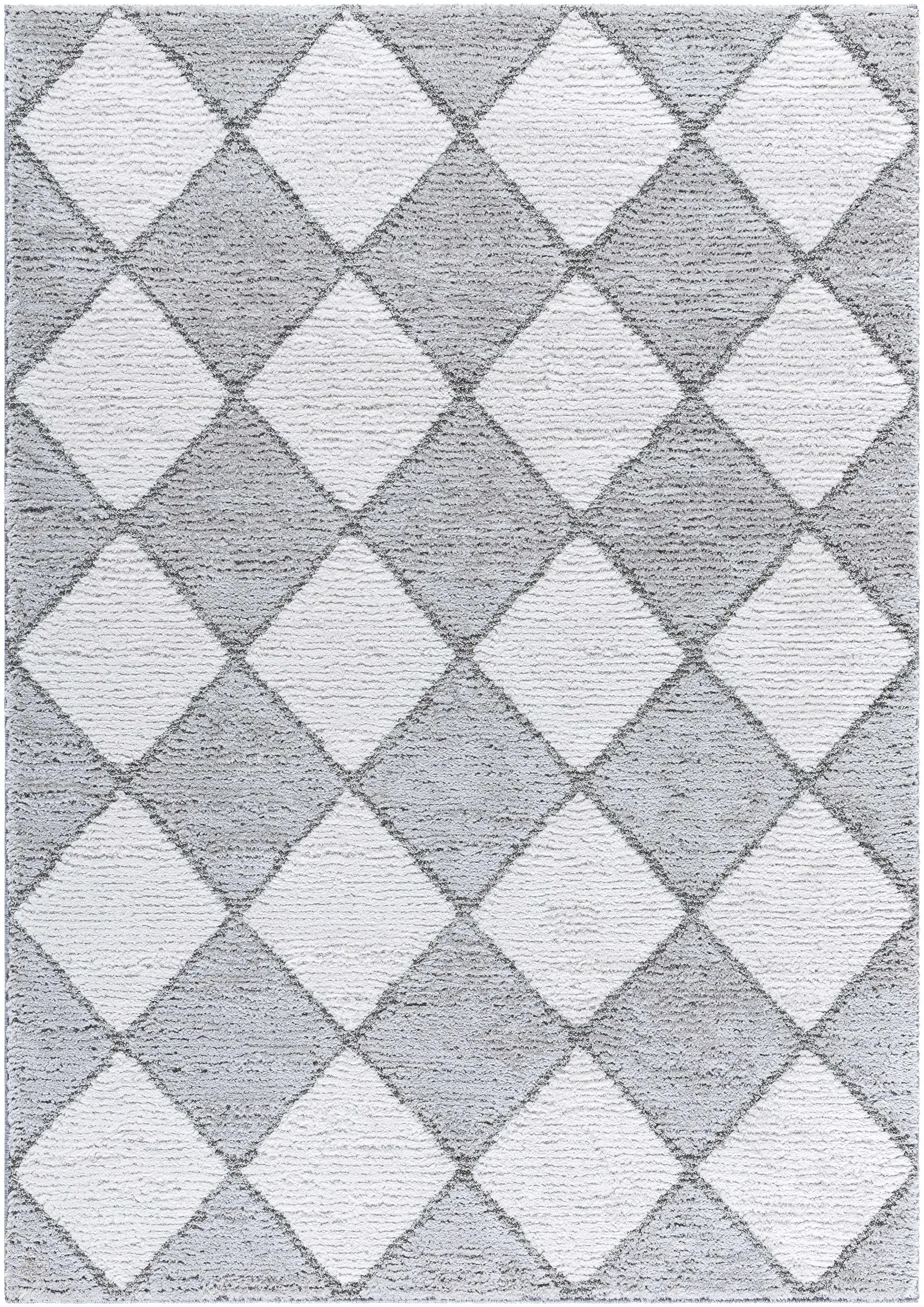 Aideen Gray Shag Area Rug - Clearance by Boutique Rugs