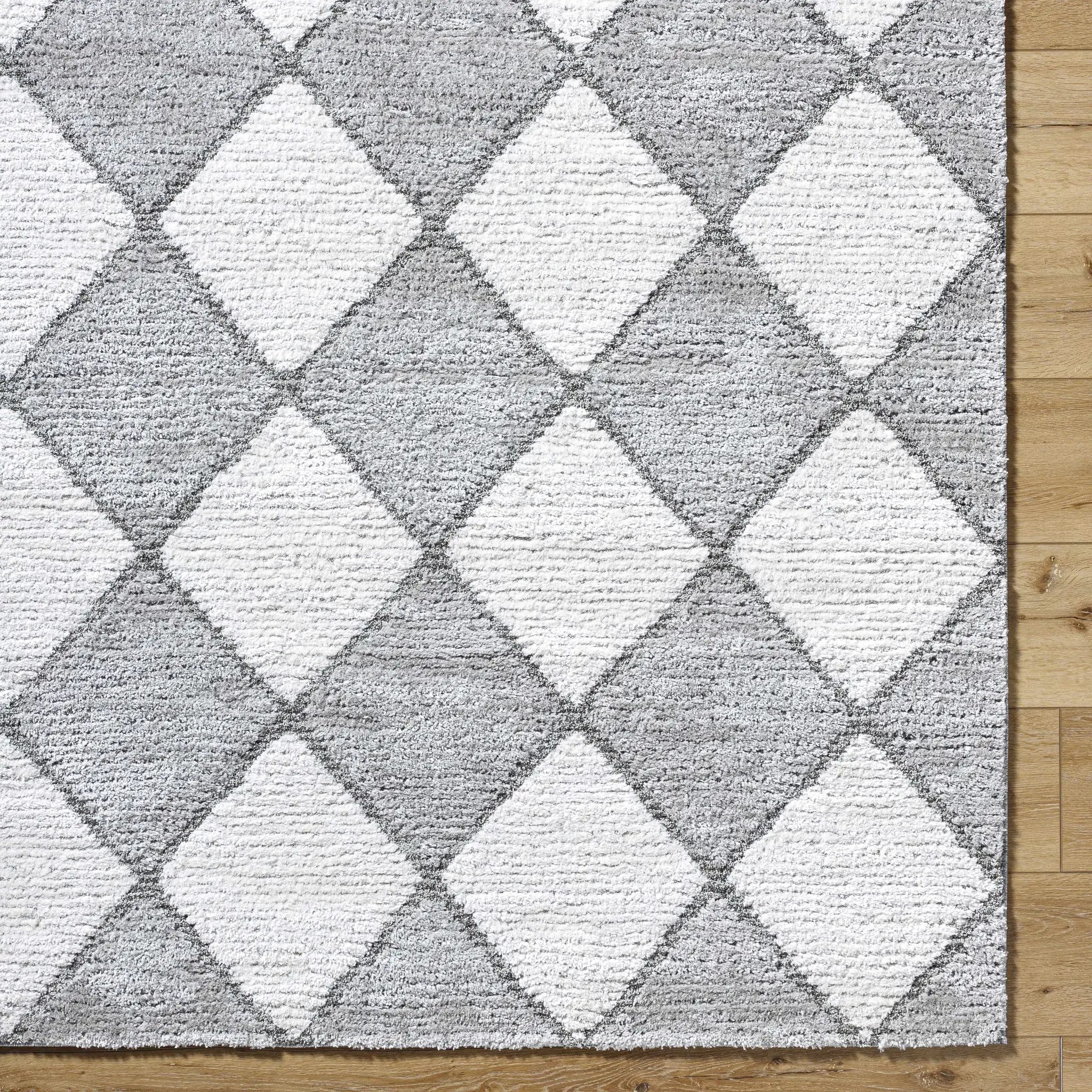 Aideen Gray Shag Area Rug - Clearance by Boutique Rugs
