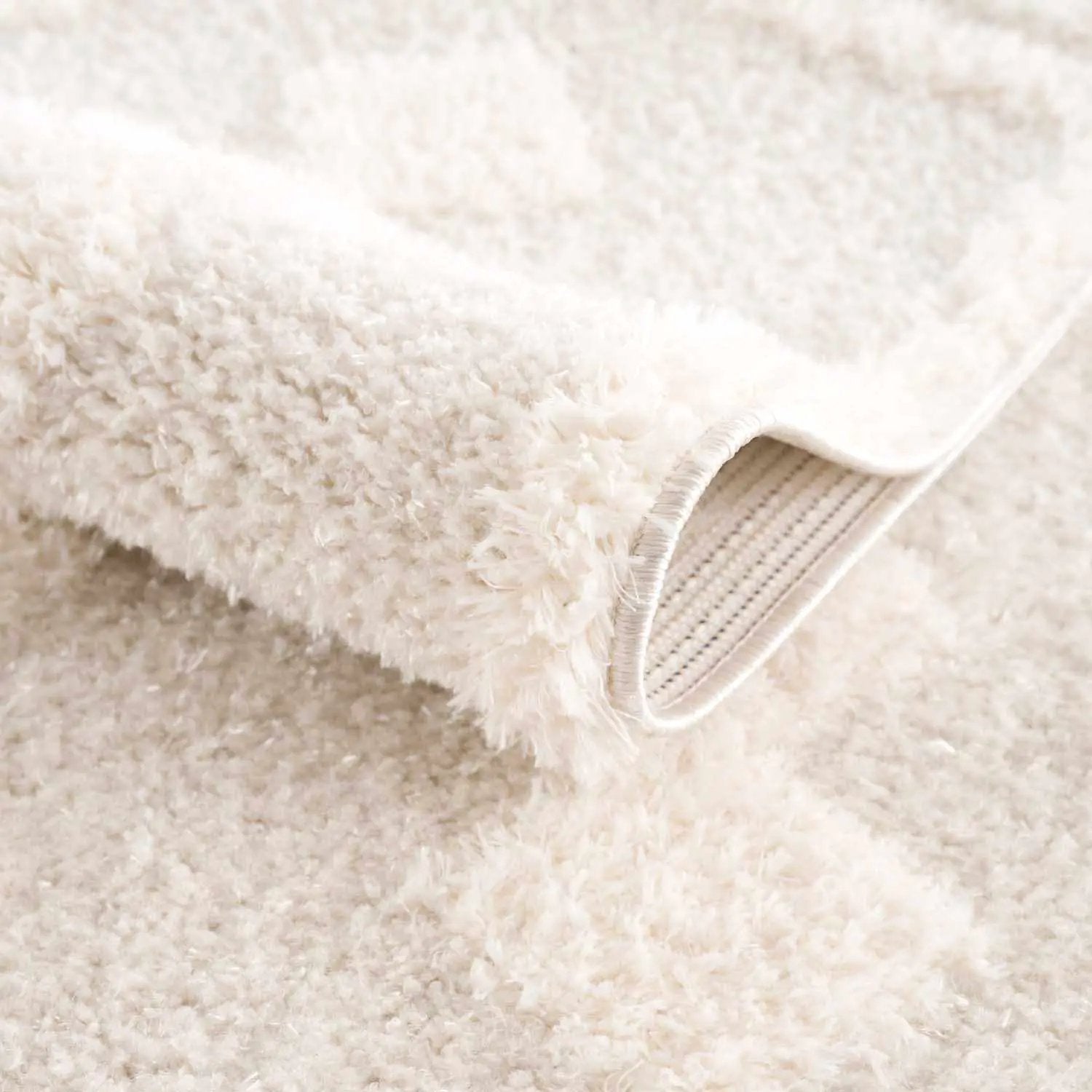 Hija Cream High-Low Area Rug - Clearance by Boutique Rugs