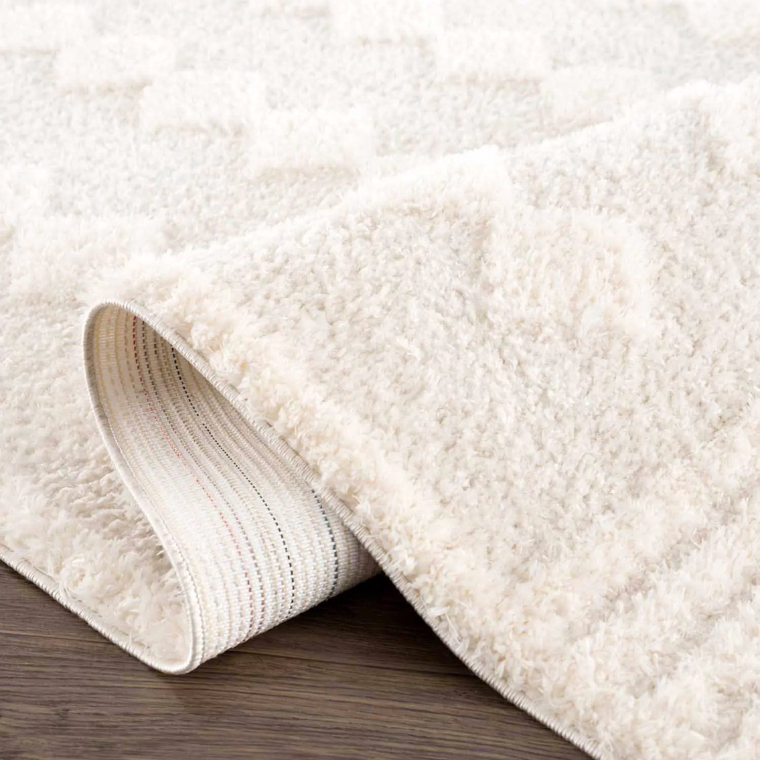 Hija Cream High-Low Area Rug - Clearance by Boutique Rugs