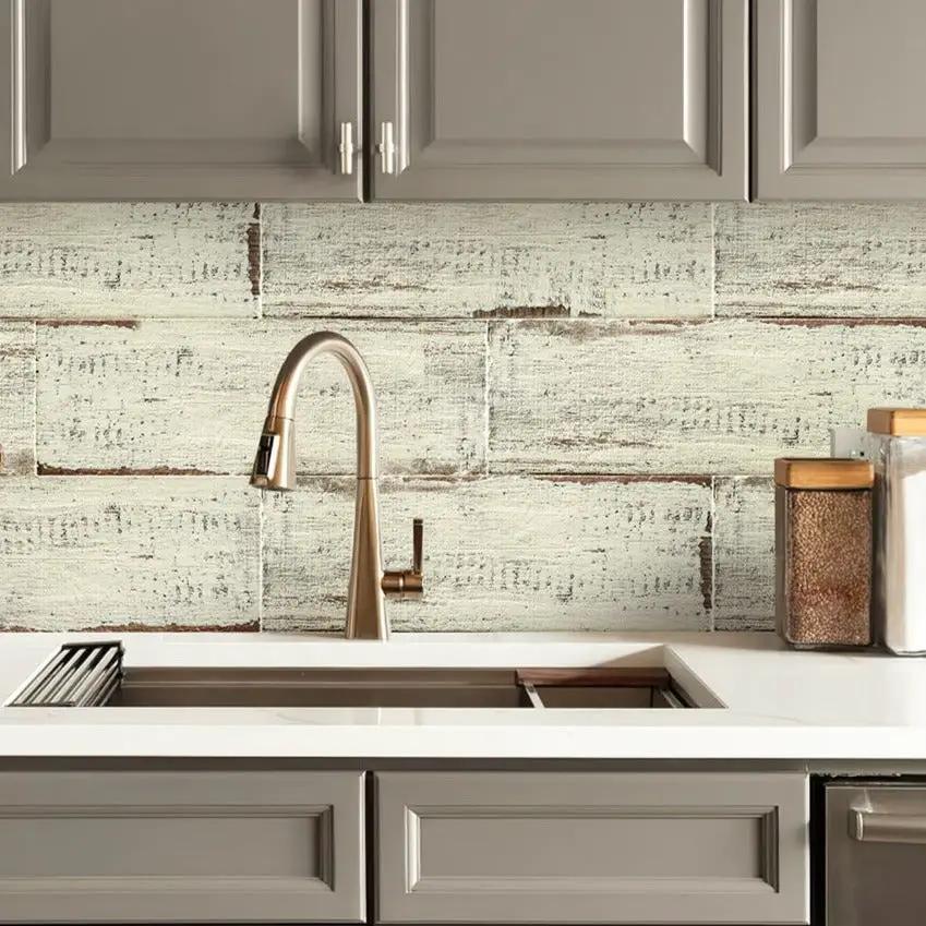 Ivory White 8x24 Matte Field Porcelain Tile (8 pack, 10.751 sq ft/case) by Apollo Tile