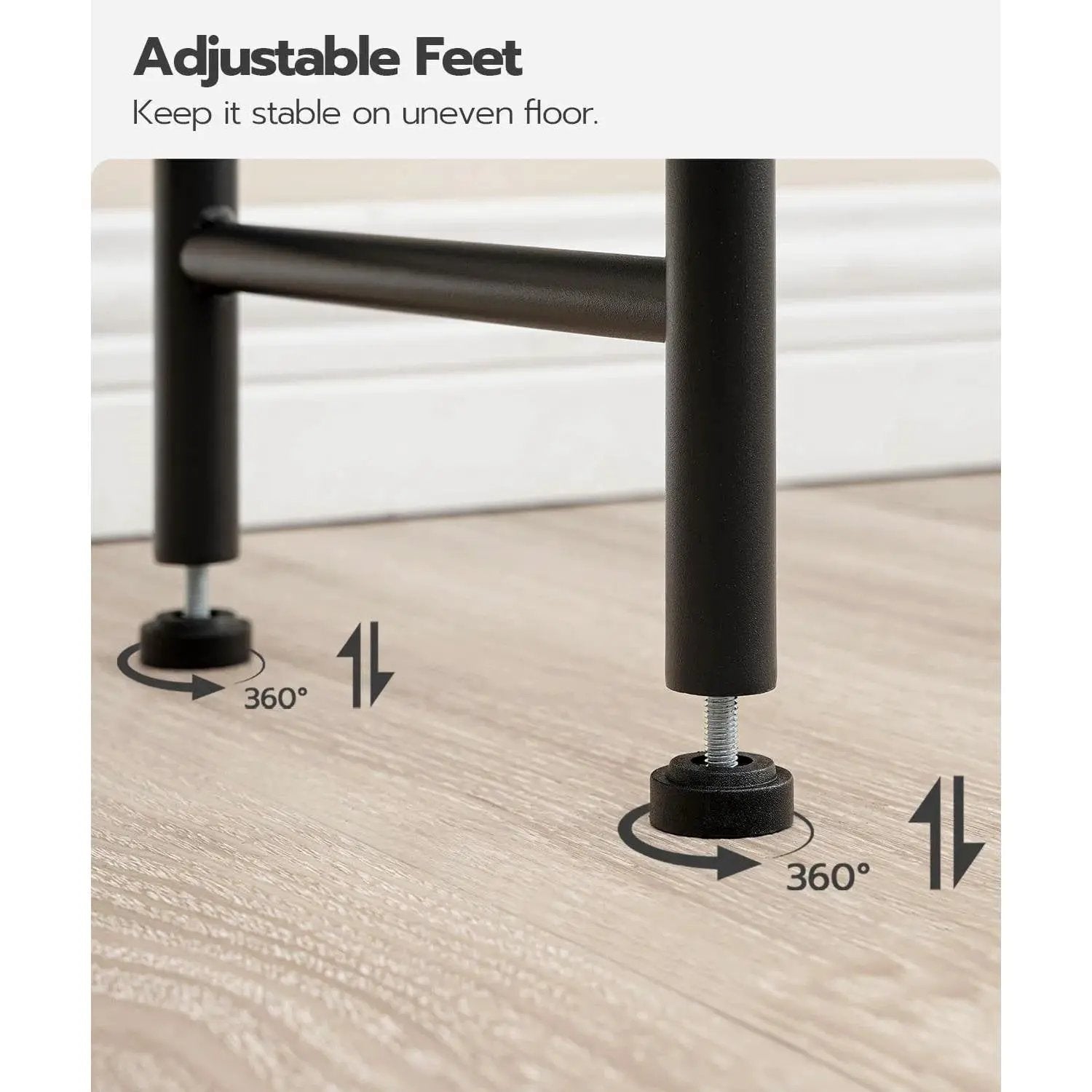 Industrial Metal Wood Style Over the Toilet Freestanding Storage Shelving Unit by HomePacific