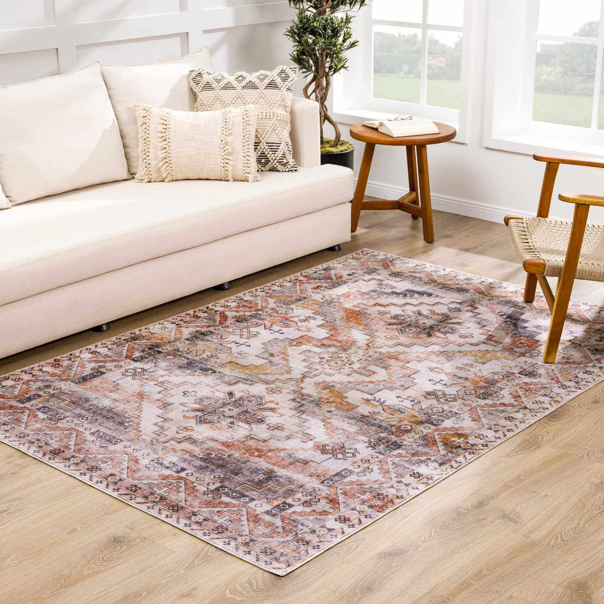 Isugod Washable Area Rug - Clearance, installed in a room 2