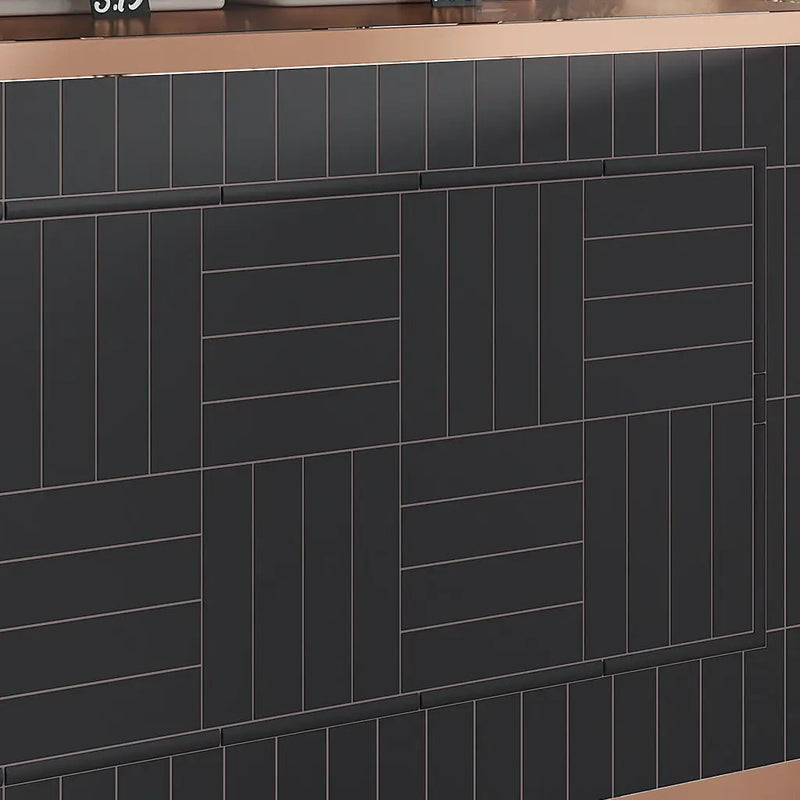 Black 2x8 Matte Ceramic Subway Tile (60 pack, 6.46 sq ft/case) by Apollo Tile