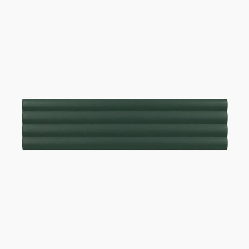 Green 2x8 Matte Ceramic Subway Deco Tile (42 pack, 4.52 sq ft/case) by Apollo Tile