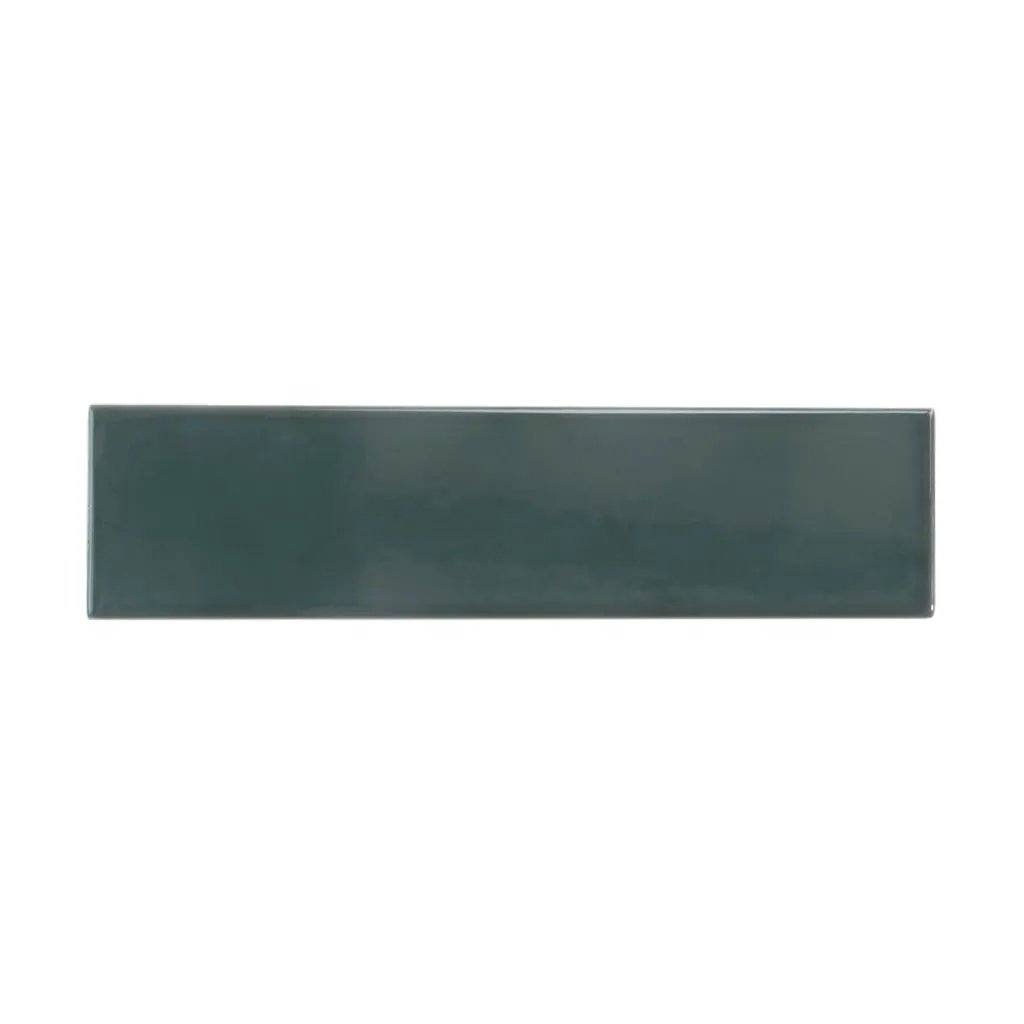 Green 2x8 Glossy Ceramic Subway Tile (60 pack, 6.48 sq ft/case) by Apollo Tile