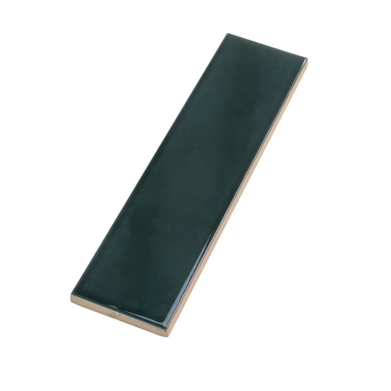 Green 2x8 Glossy Ceramic Subway Tile (60 pack, 6.48 sq ft/case) by Apollo Tile