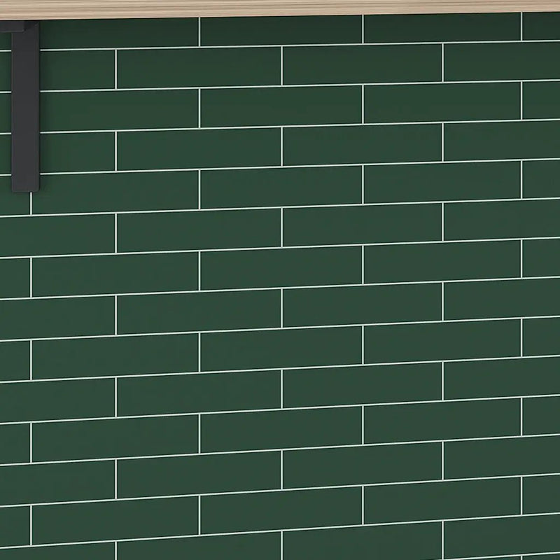 Green 2x8 Matte Ceramic Subway Tile (60 pack, 6.48 sq ft/case) by Apollo Tile