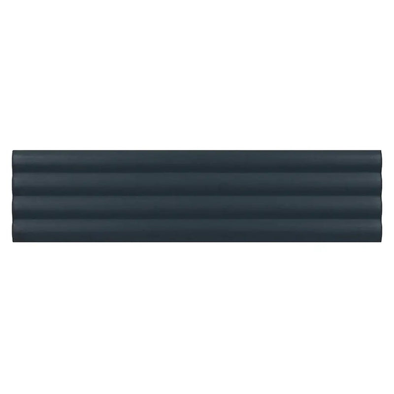 Blue 2x8 Matte Ceramic Subway Deco Tile (42 pack, 4.54 sq ft/case) by Apollo Tile