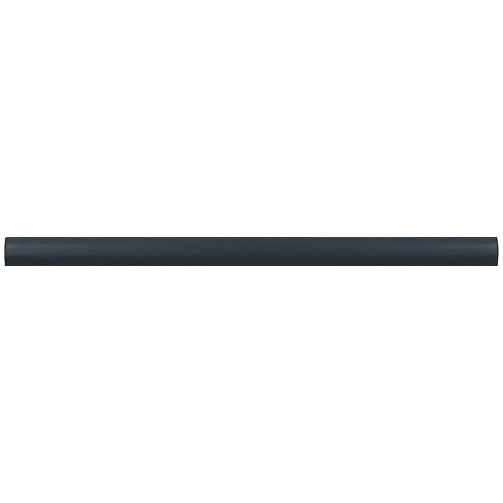 Blue 0.5x8 Matte Ceramic Pencil Tile Trim (10 pack, 0.3 sq ft/case) by Apollo Tile