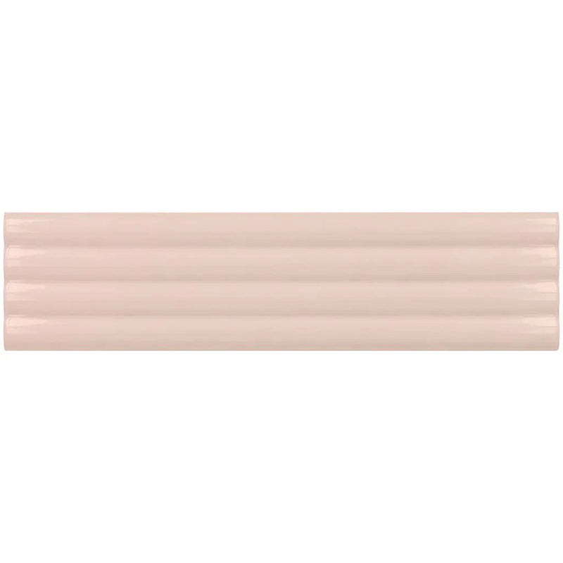Pink 2x8 Glossy Ceramic Subway Deco Tile (38 pack, 4.09 sq ft/case) by Apollo Tile