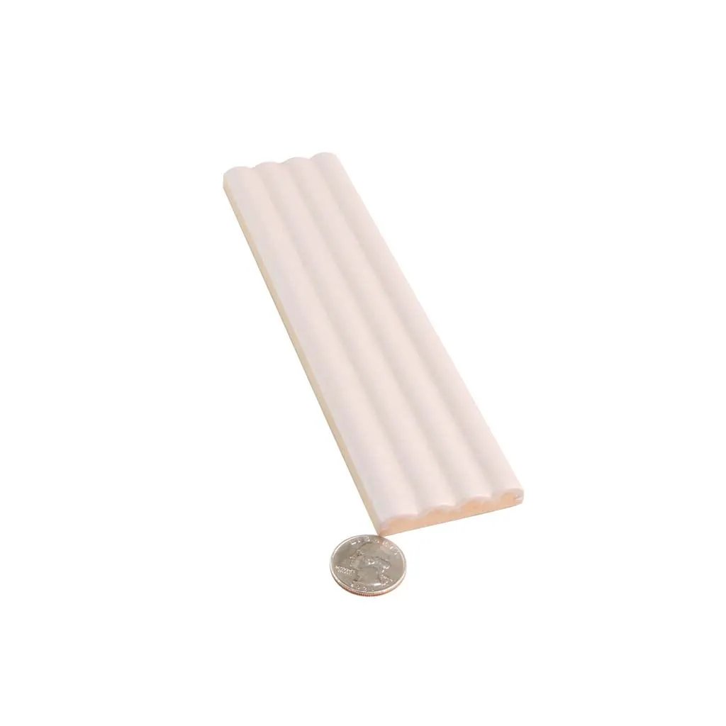 Pink 2x8 Matte Ceramic Subway Deco Tile (42 pack, 4.54 sq ft/case) by Apollo Tile