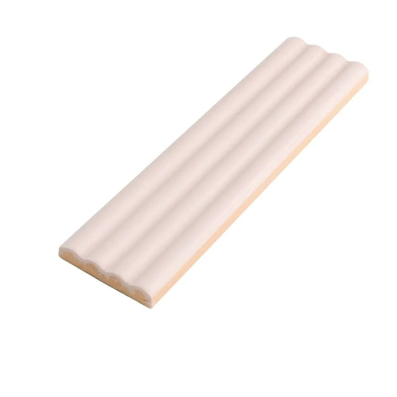 Pink 2x8 Matte Ceramic Subway Deco Tile (42 pack, 4.54 sq ft/case) by Apollo Tile