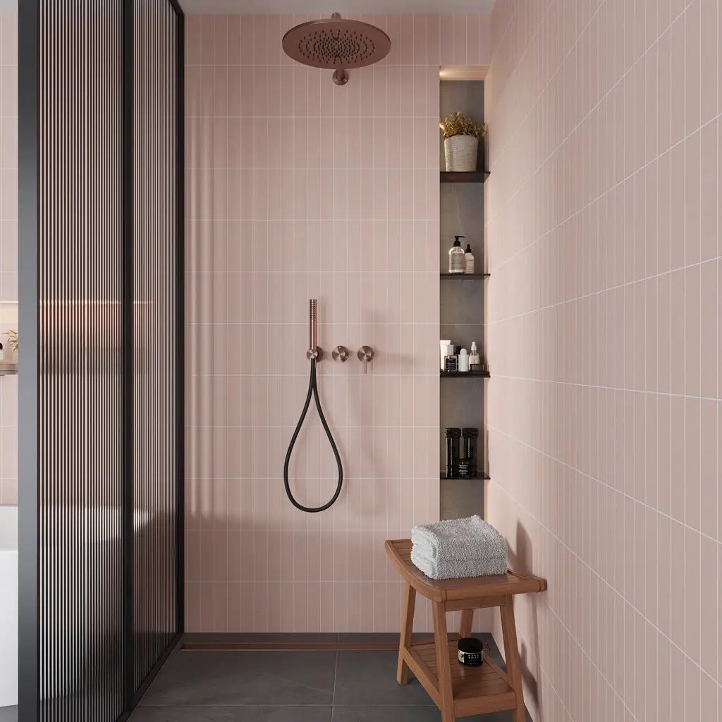 Pink 2x8 Matte Ceramic Subway Tile (60 pack, 6.46 sq ft/case) by Apollo Tile