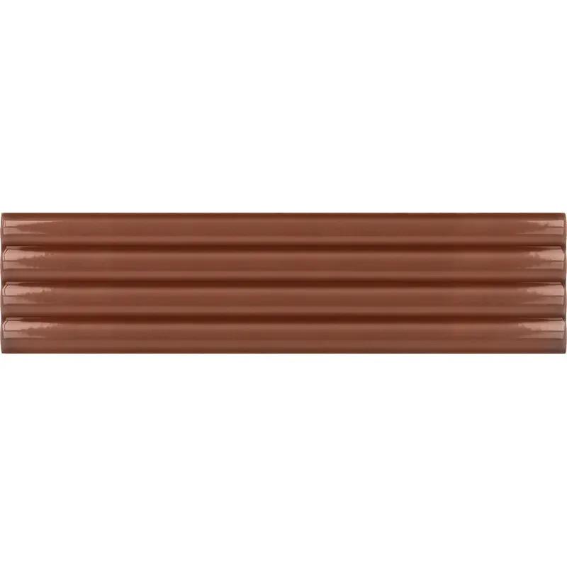 Red 2x8 Glossy Ceramic Subway Deco Tile (38 pack, 4.09 sq ft/case) by Apollo Tile