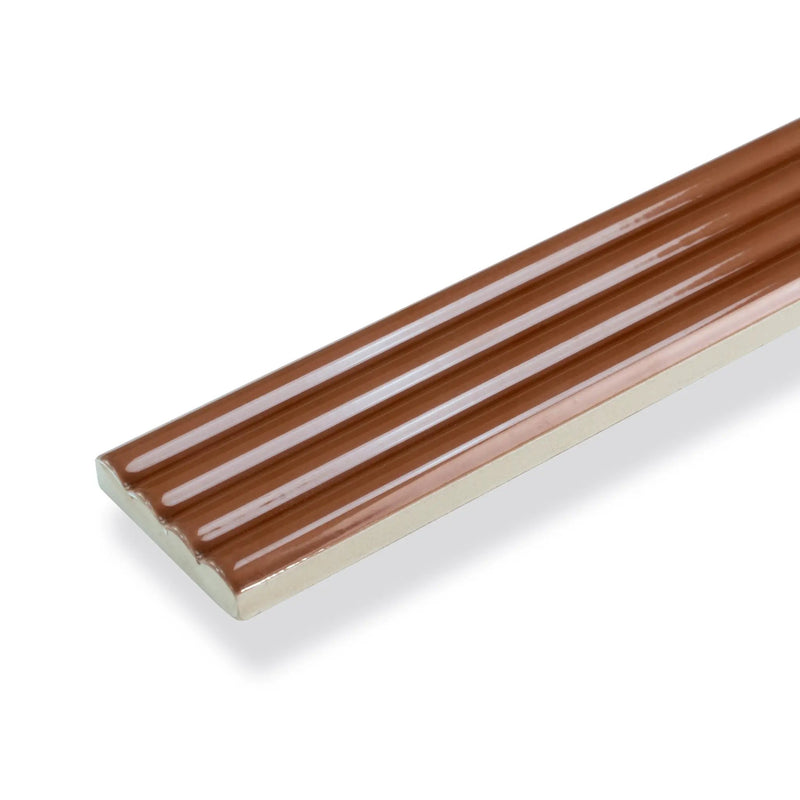 Red 2x8 Glossy Ceramic Subway Deco Tile (38 pack, 4.09 sq ft/case) by Apollo Tile