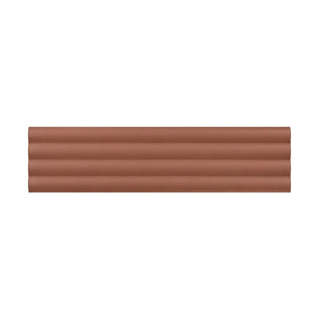 Red 2x8 Matte Ceramic Subway Deco Tile (42 pack, 4.54 sq ft/case) by Apollo Tile
