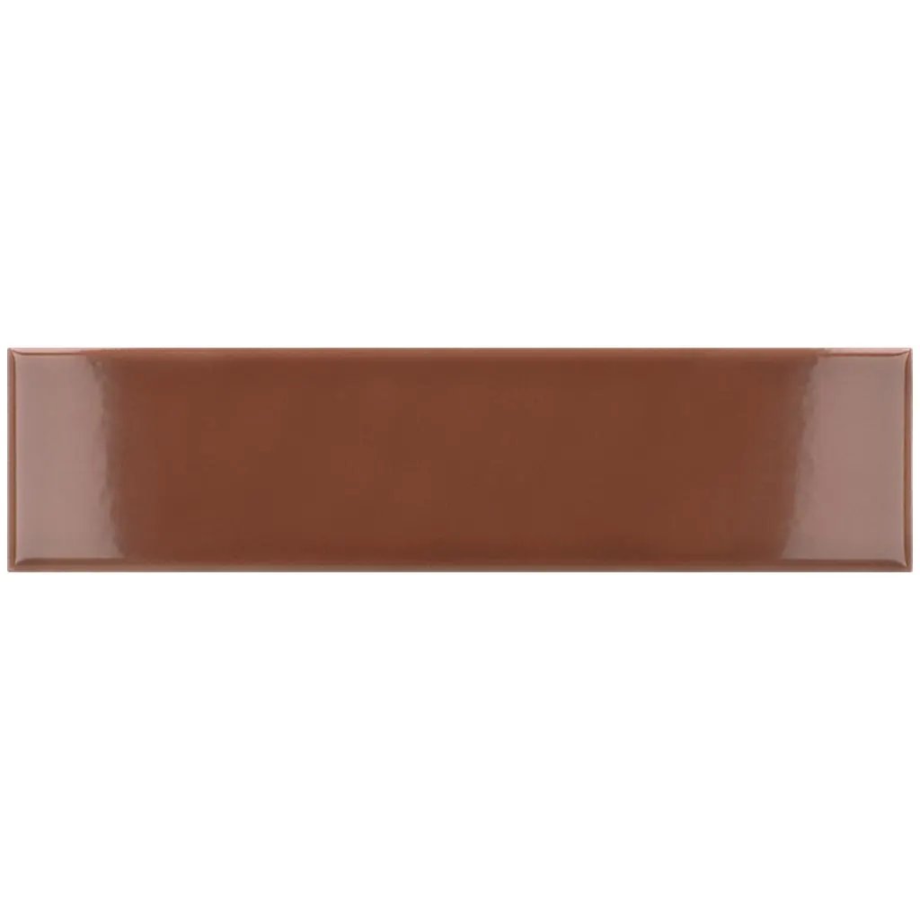 Red 2x8 Glossy Ceramic Subway Tile (50 pack, 5.38 sq ft/case) by Apollo Tile