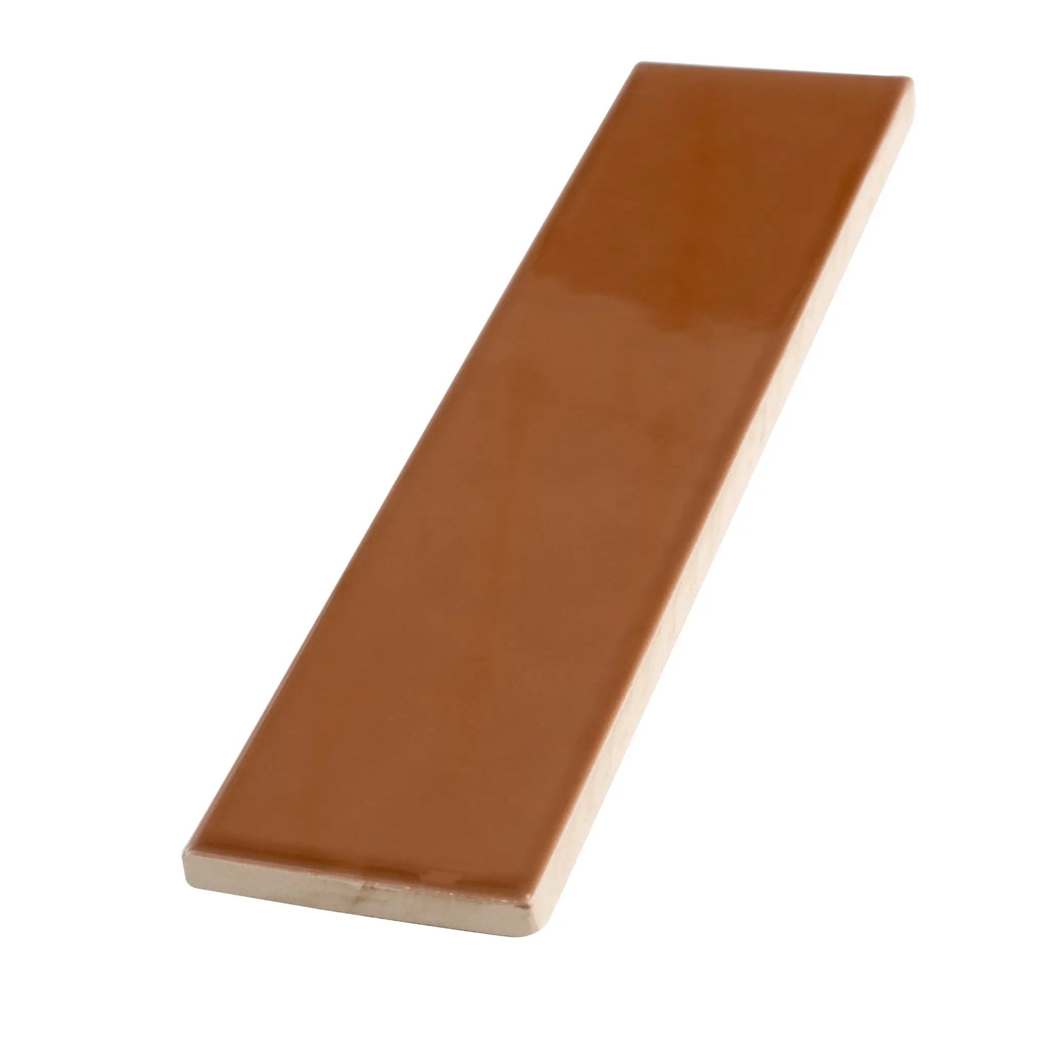 Red 2x8 Glossy Ceramic Subway Tile (50 pack, 5.38 sq ft/case) by Apollo Tile