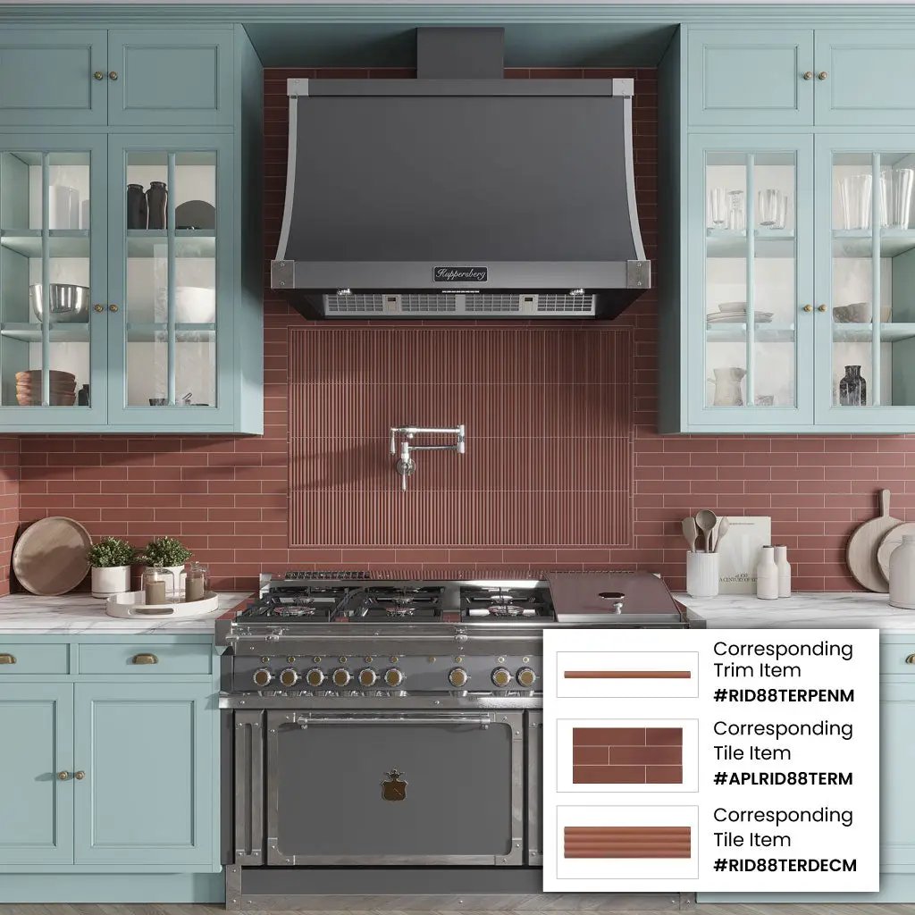 Arte 1.97 in. x 7.87 in. Matte Red Ceramic Subway Wall and Floor Tile (60 pack, 6.46 sq. ft./case) by Apollo Tile