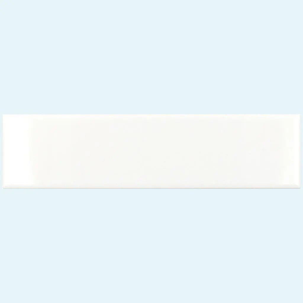 White 2x8 Glossy Ceramic Subway Tile (60 pack, 6.46 sq ft/case) by Apollo Tile