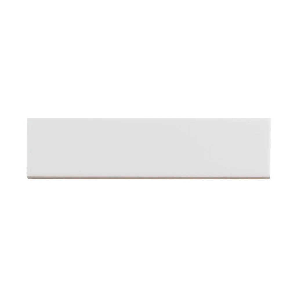White 2x8 Matte Ceramic Subway Tile (60 pack, 6.46 sq ft/case) by Apollo Tile