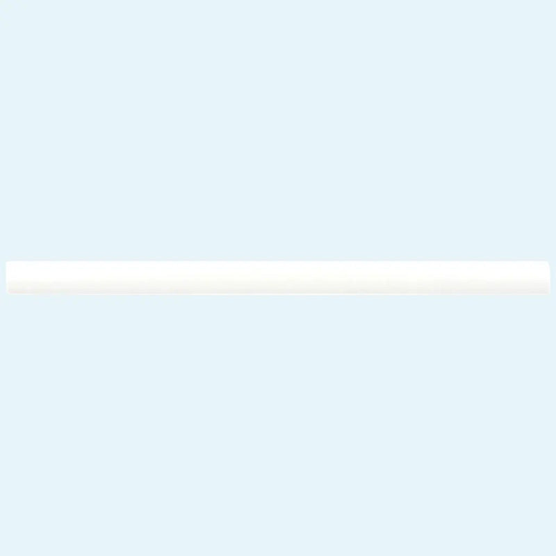 White 0.5x8 Matte Ceramic Pencil Tile Trim (10 pack, 0.3 sq ft/case) by Apollo Tile