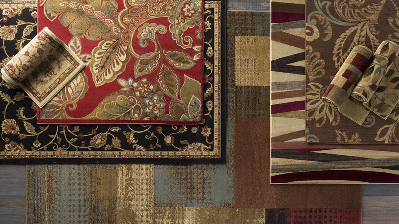 Beedeville Red Floral Rug by Boutique Rugs