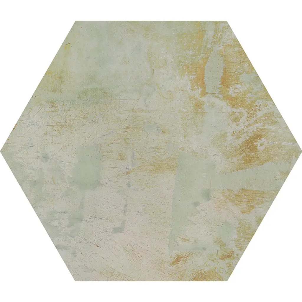 Moss Green 10x11 Natural Hexagon Porcelain Large Format Tile (17 pack, 10.06 sq ft/case) by Apollo Tile