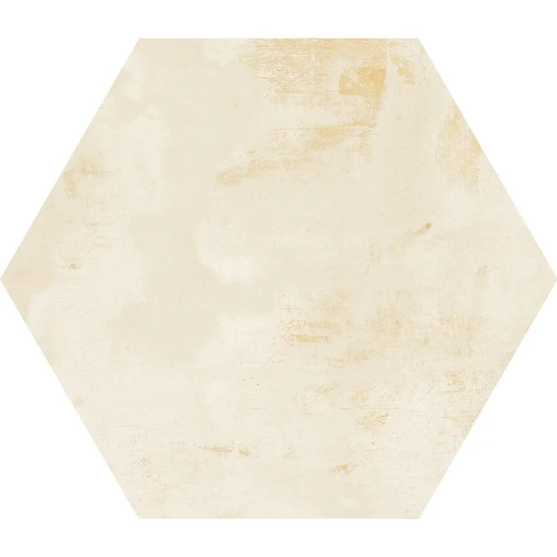 Light Beige 10x11 Natural Hexagon Porcelain Large Format Tile (17 pack, 10.06 sq ft/case) by Apollo Tile
