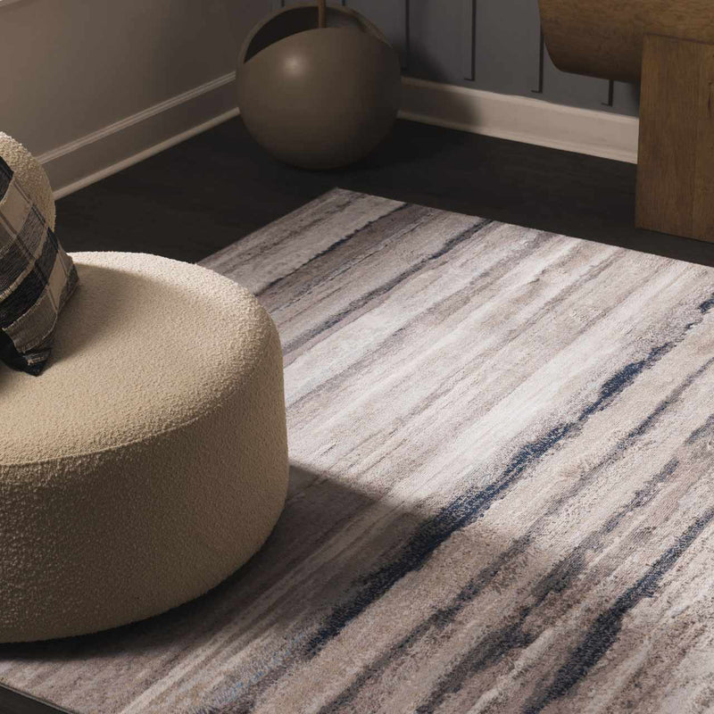 Aldavilla Abstract Striped Area Rug by Boutique Rugs